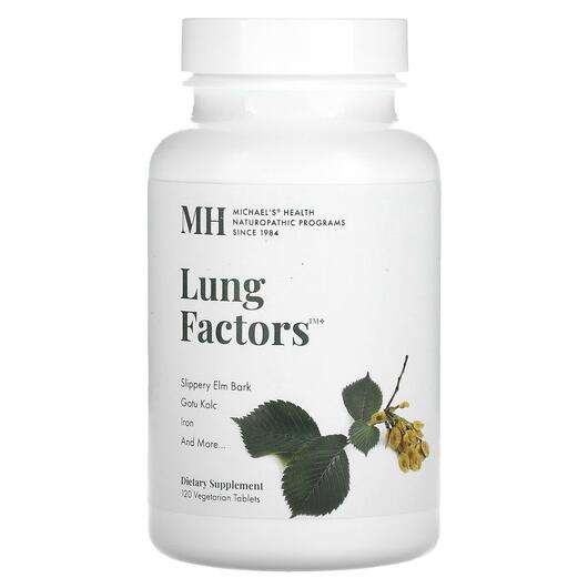 Основне фото товара MH, Lung Factors, Підтримка органів дихання, 120 таблеток