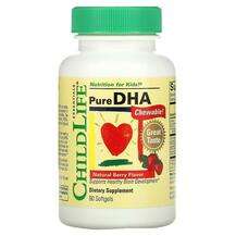 ChildLife, Pure DHA, ДГК, 90 капсул