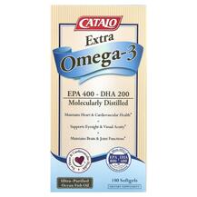 Омега 3 Extra Omega-3 CATALO 180 капсул Омега 3 Extra Omega-3 CATALO 180 капсул