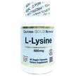 Фото товару California Gold Nutrition, L-Lysine 500 mg, L-Лізин 500 мг, 60...