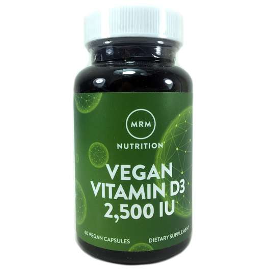 Основне фото товара MRM Nutrition, Vegan Vitamin D3 2500 IU 60 Vegan, Веганські Ві...