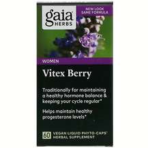 Gaia Herbs, Vitex Berry for Women, Авраамове дерево, 60 капсул