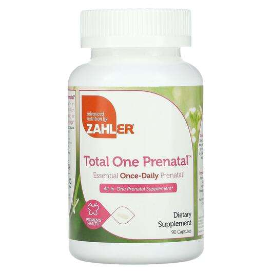 Основное фото товара Zahler, Мультивитамины для беременных, Total One Prenatal, 90 ...