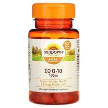 Sundown Naturals, Коэнзим Q10, Co Q-10 100 mg, 40 капсул