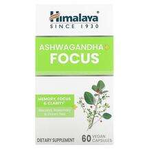 Himalaya, Ashwagandha + Focus, 60 Vegan Capsules