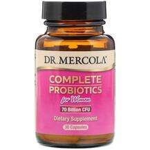 Dr Mercola, Complete Probiotics for Women 70 Billion CFU, 30 C...