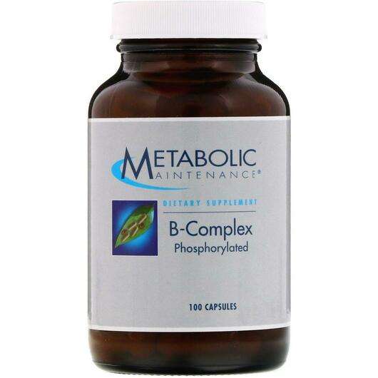 Основное фото товара Metabolic Maintenance, B-комплекс, B-Complex Phosphorylated, 1...
