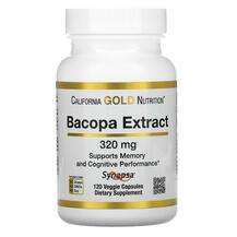 California Gold Nutrition, Bacopa Extract 320 mg, Бакопа, 120 ...