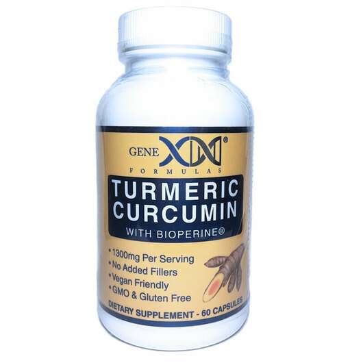 Turmeric Curcumin with Bioperine, Куркумин 1300 мг з біоперіном, 60 капсул