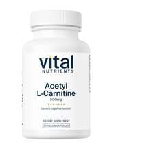 Acetyl L-Carnitine 500 mg L-Карнитин Vital Nutrients