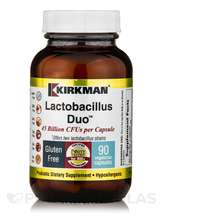 Kirkman, Lactobacillus Duo Hypoallergenic, 90 Vegetarian Capsules