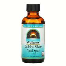 Source Naturals, Wellness Colloidal Silver Nasal Spray 10 PPM,...