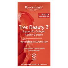 Tres Beauty 3 Витамин B7 Биотин ReserveAge Nutrition
