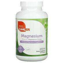 Zahler, Магний, Magnesium 200 mg, 250 капсул