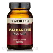 Dr Mercola, Астаксантин, Astaxanthin 4 mg, 90 капсул