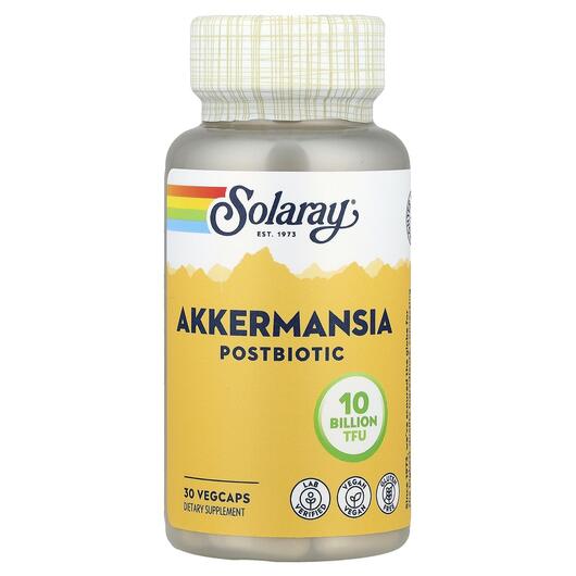 Основне фото товара Akkermansia Postbiotic 10 Billion TFU, Аккермансія, 30 капсул