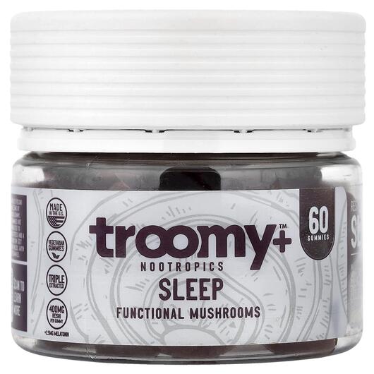 Основне фото товара Sleep Functional Mushrooms Gummies Black Raspberry, Підтримка сну