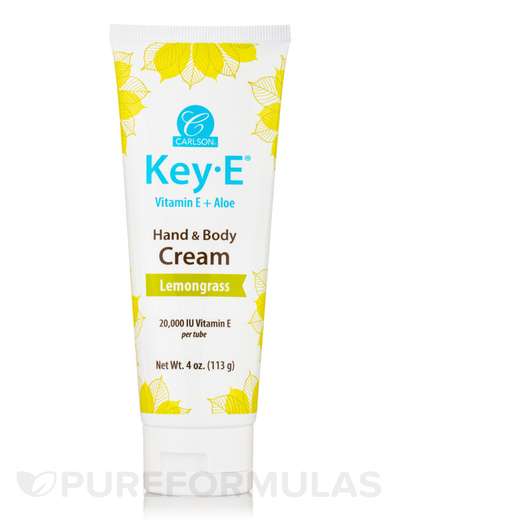 Key-E Hand & Body Cream Lemongrass, Крем з вітаміном E, 113 г