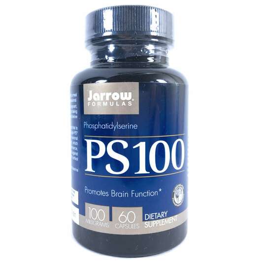 Основне фото товара Jarrow Formulas, PS100, Фосфатидилсерин 100 мг, 60 капсул