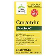 Terry Naturally, Curamin Pain Relief, Куркумін, 21 капсул