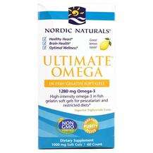 Nordic Naturals, Ultimate Omega 1000 mg, Омега 3, 60 капсул