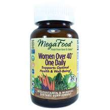 Mega Food, Мультивитамины для женщин 40+, Women Over 40+ One D...