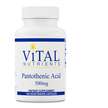 Фото товару Vital Nutrients, Pantothenic Acid 500 mg, Вітамін B5 Пантотено...