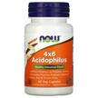 Фото товару Now, Acidophilus 4x6, Пробіотики Ацидофилус 4x6, 60 капсул