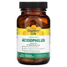 Country Life, Acidophilus with Pectin, Детокс, 100 капсул