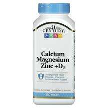 21st Century, Кальций Магний Цинк и D3, Calcium Magnesium Zinc...