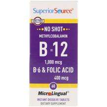 Methylcobalamin B-12 B-6 & Folic Acid 1000 mg/400 mg, Мети...