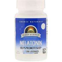 Source Naturals, Melatonin 5 mg Peppermint Flavored Sublingual...