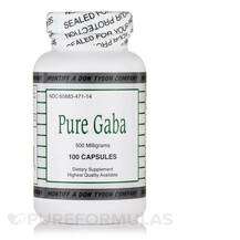 Montiff, ГАМК, Pure GABA 500 mg, 100 капсул