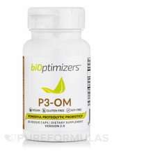 BiOptimizers, P3-OM, Пробіотики, 30 капсул
