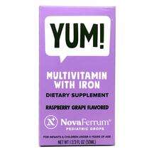 NovaFerrum, YUM! Multivitamin with Iron for Infants, 50 ml