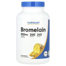 Бромелайн Bromelain 550 mg Nutricost 240 капсул