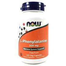 L-Phenylalanine 500 mg, L-Фенілаланін 500 мг, 120 капсул