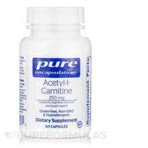 Pure Encapsulations, Acetyl-L-Carnitine 250 mg, Ацетил-L-карні...