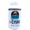 Фото товара Source Naturals, L-Лизин 1000 мг, L-Lysine 1000 mg 100, 100 та...