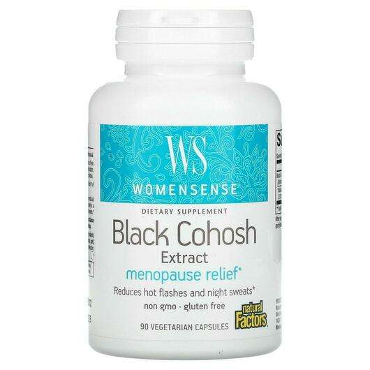 WomenSense Menopause Black Cohosh Extract 40 mg 90, Підтримка менопаузи, 90 капсул