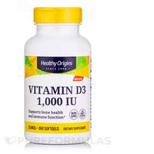 Vitamin D3 1000 IU, Вітамін D3 1000 МО, 360 капсул