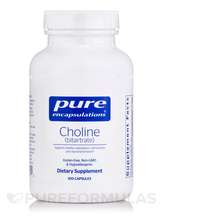 Pure Encapsulations, Choline bitartrate, Вітамін B4 Холін, 100...