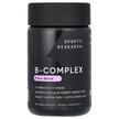 Фото товару Sports Research, B-Complex Plant-Based, B-комплекс, 60 капсул