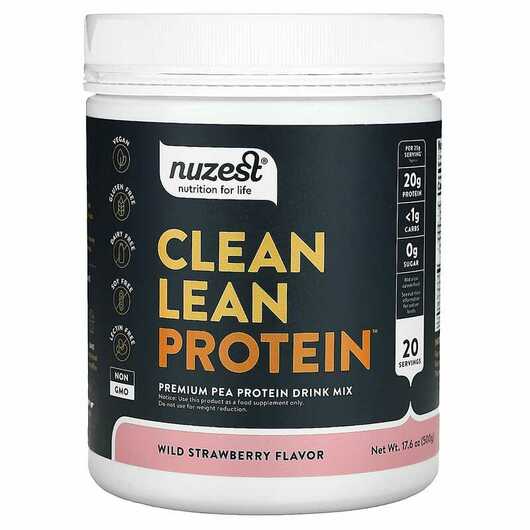 Основное фото товара Nuzest, Гороховый Протеин, Clean Lean Protein Powder Wild Stra...