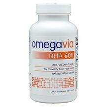 OmegaVia, DHA 600, ДГК, 120 капсул
