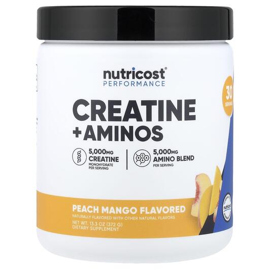 Основное фото товара Креатин, Performance Creatine + Aminos Peach Mango, 372 г