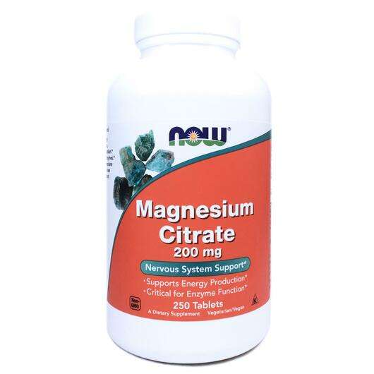 Magnesium Citrate 200 mg, Цитрат Магнію 200 мг, 250 таблеток