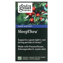SleepThru Поддержка здорового сна Gaia Herbs