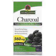 Nature's Answer, Charcoal Activated Purified Carbon 560 mg, Ак...