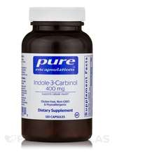 Pure Encapsulations, Indole-3-Carbinol 400 mg, Індол-3-Карбіно...